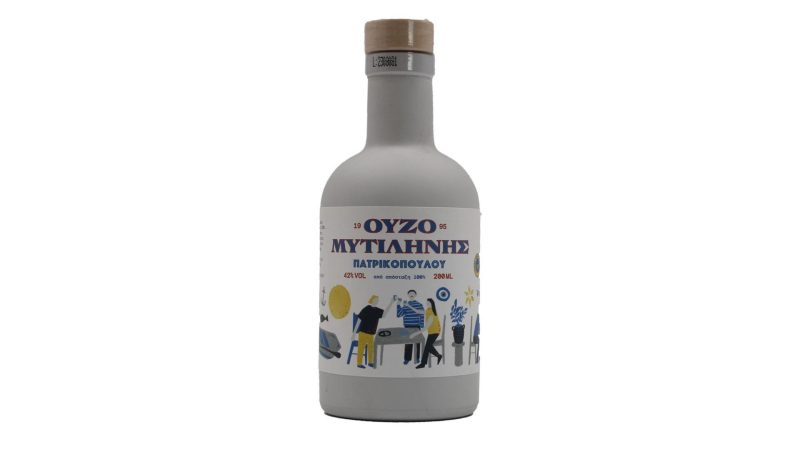 ΟΥΖΟ 200ml ΕΒΑ ΜΥΤΙΛΗΝΗ Πατρικόπουλου ΚΙΒ.12x200ml (Vol.42%)