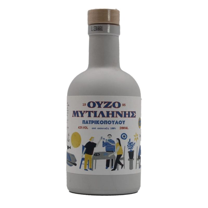 ΟΥΖΟ 200ml ΕΒΑ ΜΥΤΙΛΗΝΗ Πατρικόπουλου ΚΙΒ.12x200ml (Vol.42%)