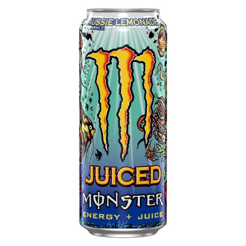 MONSTER 500ml ΛΕΜΟΝΑΔΑ Aussie JUICED ΚΙΒ.24x500ml