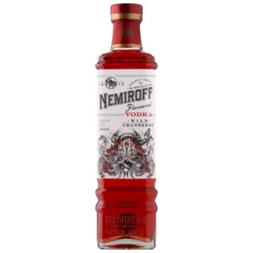 VODKA NEMIROFF Flavoured WildCranberry ΚΙΒ.12x700ml (Vol.40%)