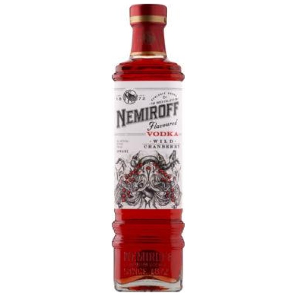 VODKA NEMIROFF Flavoured WildCranberry ΚΙΒ.12x700ml (Vol.40%)