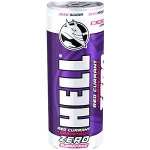 HELL ENERGY 250ml ZERO RED CURRANT/GRAPEFRUIT ΚΙΒ.24x250ml