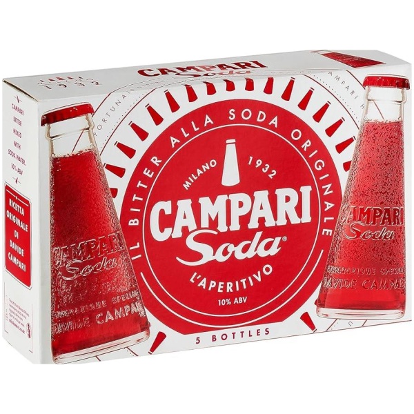 RTS - CAMPARI SODA 5PACK ΚΙΒ.12x(5x98ml)