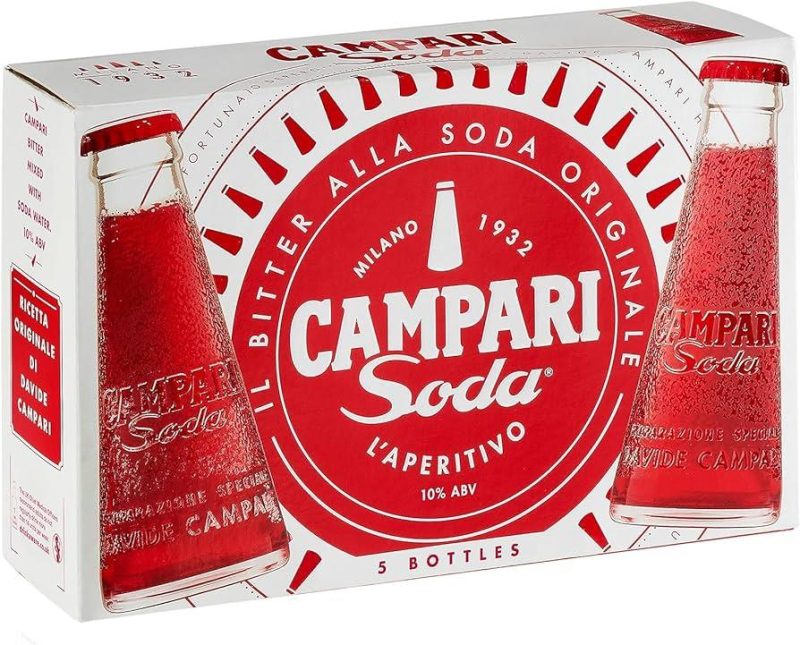 RTS - CAMPARI SODA 5PACK ΚΙΒ.12x(5x98ml)