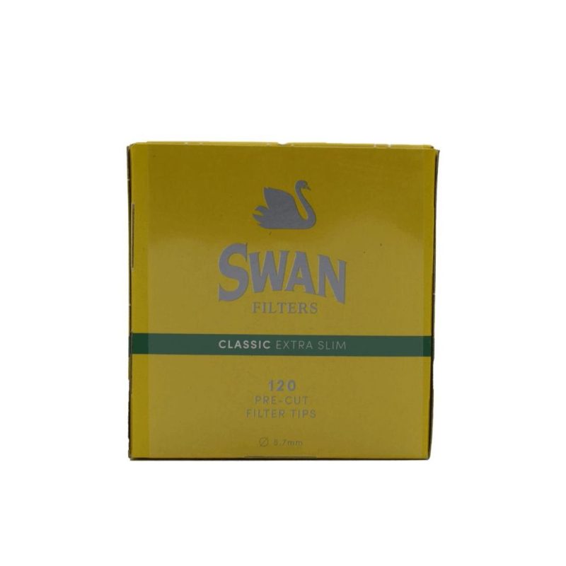 ΦΙΛΤΡΑΚΙΑ SWAN CLASSIC EXTRA SLIM (ΚΙΤΡΙΝΑ) 20x(120 tips)