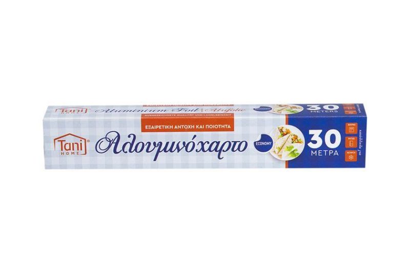 ΑΛΟΥΜΙΝΟΧΑΡΤΟ  10m POLIDIL 30cm