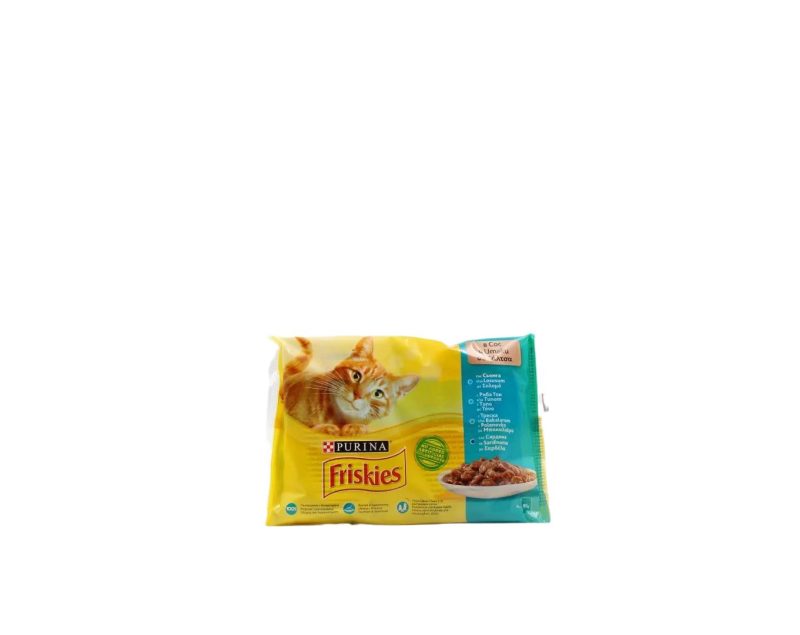 FRISKIES ΓΑΤΑ POUNCH Multipack ΨΑΡΙΩΝ ΚΙΒ.12x(4x85gr)