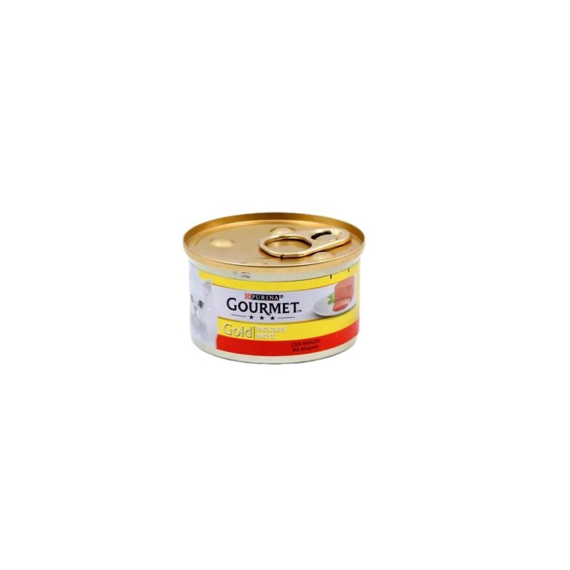 PURINA GOURMET GOLD ΜΟΥΣ ΒΟΔΙΝΟ ΚΙΒ.24x85gr