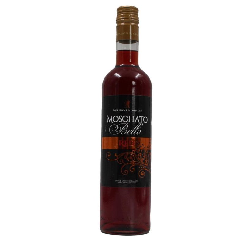 ΜΕΣΗΜΒΡΙΑ 500ml MoschatoBello ΗΜΙΓΛΥΚΟ ΕΡΥΘΡΟ ΚΙΒ.12x500ml