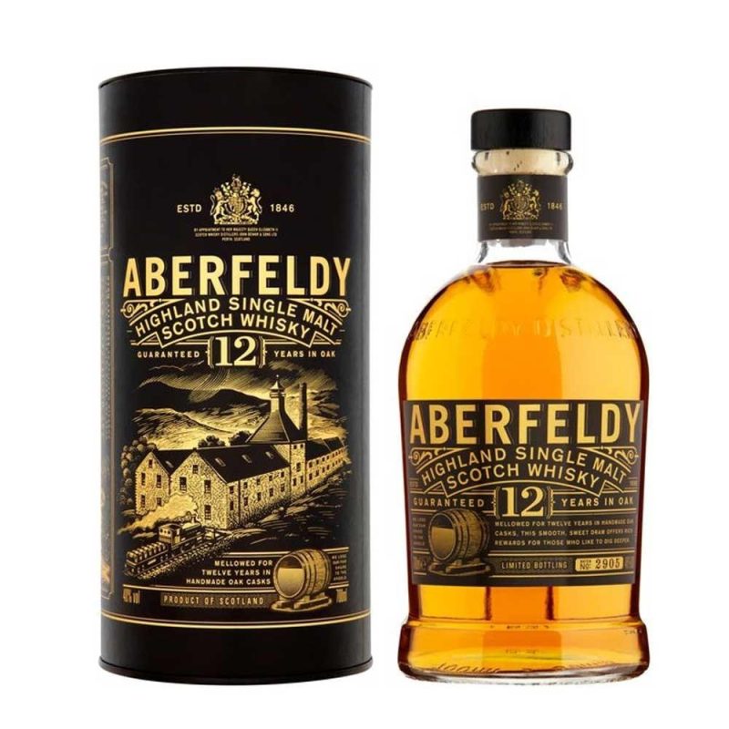 ABERFELDY 12YO SINGLE MALT WHISKY ΚΙΒ.6x700ml (Vol.40%)