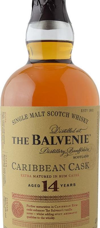 BALVENIE 14YO Carribean Cask SINGLE MALT WHISKY ΚΙΒ.6x700ml (43%)