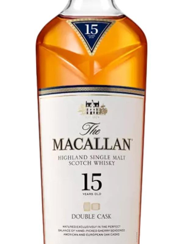 MACALLAN 15YO DOUBLE CASK ΚΙΒ.6x700ml (Vol.43%)