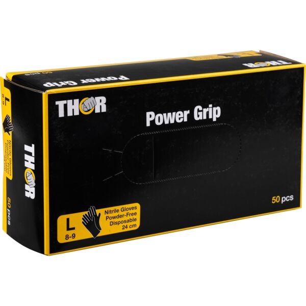 ΓΑΝΤΙΑ ThorPowerGrip (ΕΡΓΑΣΙΑΣ) ΝΙΤΡΙΛΙΟΥ ΜΑΥΡΑ LARGE
