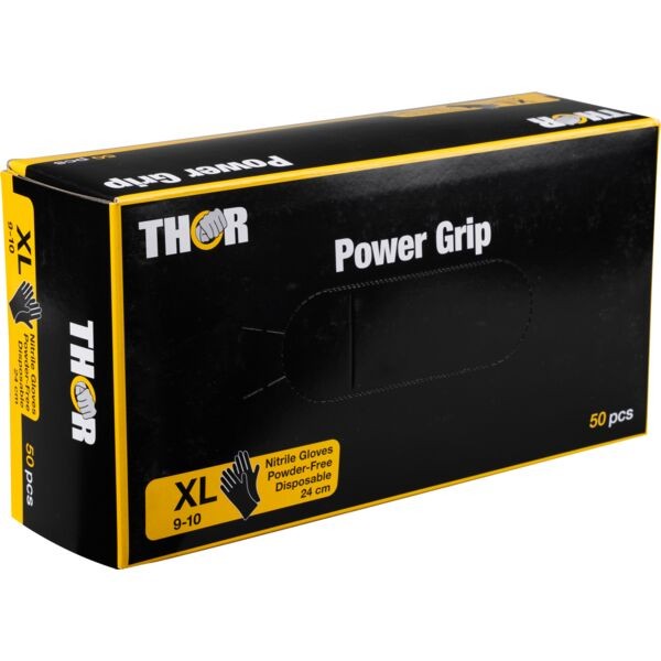 ΓΑΝΤΙΑ ThorPowerGrip (ΕΡΓΑΣΙΑΣ) ΝΙΤΡΙΛΙΟΥ ΜΑΥΡΑ X-LARGE